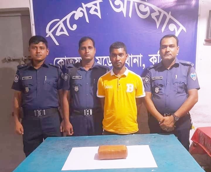 কুমিল্লায় দশ হাজার ইয়াবা ট্যাবলেটসহ একজন আটক