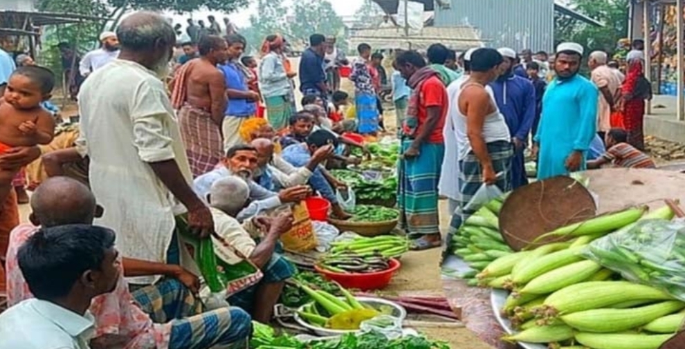 শাকে মাছে ভরা-কুমিল্লার ভোরের বাজার