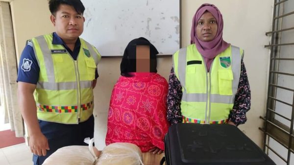 কুমিল্লায় হাইওয়ে পুলিশের অভিযানে গাঁজা সহ মহিলা মাদক কারবারি গ্রেফতার