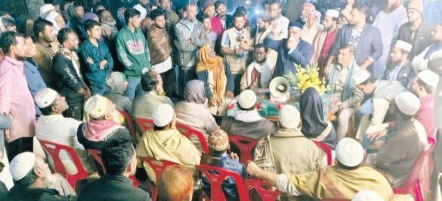 ভোট নয়, এটা ইনসাফের লড়াই—বিজয়পুরে উঠান বৈঠকে দ্বীন মোহাম্মদ