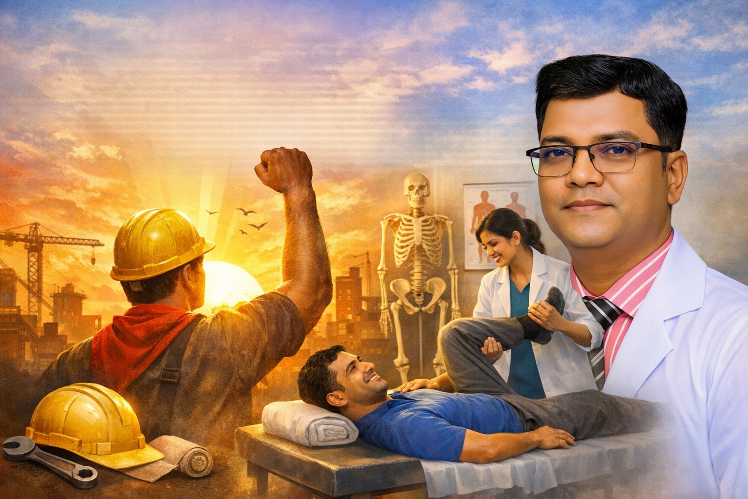 মহান মে দিবস : শ্রমিকস্বাস্থ্যে ফিজিওথেরাপির শক্তি