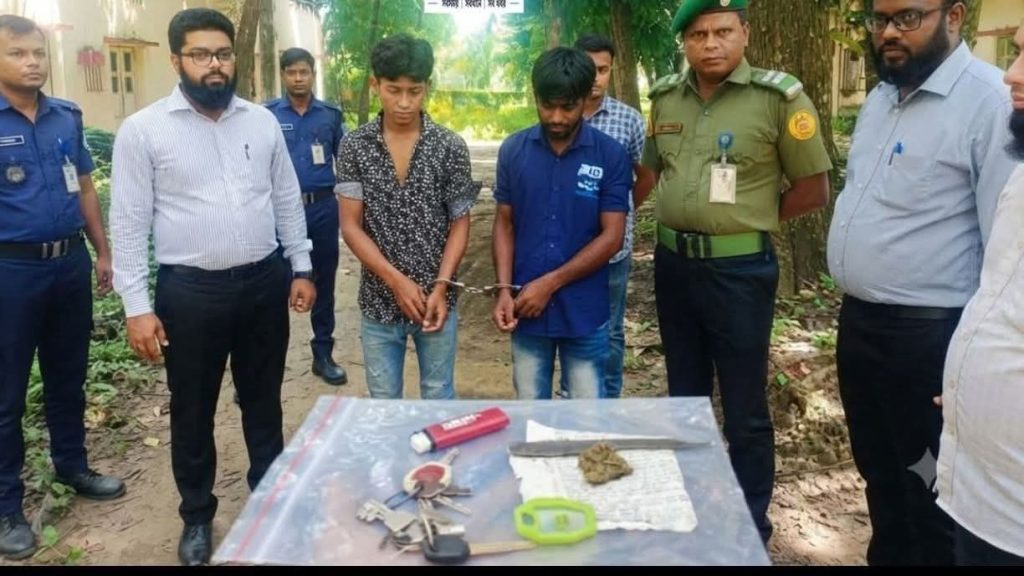 চৌদ্দগ্রামে ভ্রাম্যমান আদালতের অভিযানে গাঁজা সেবনের দায়ে ২ যুবককে কারাদন্ড প্রদান